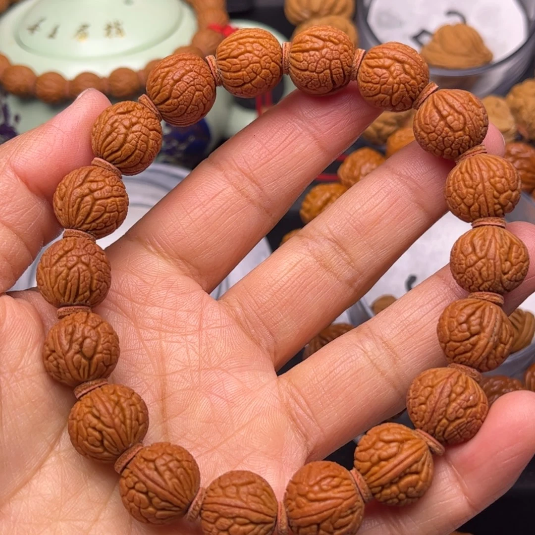 桃核吊坠龙纹桃核