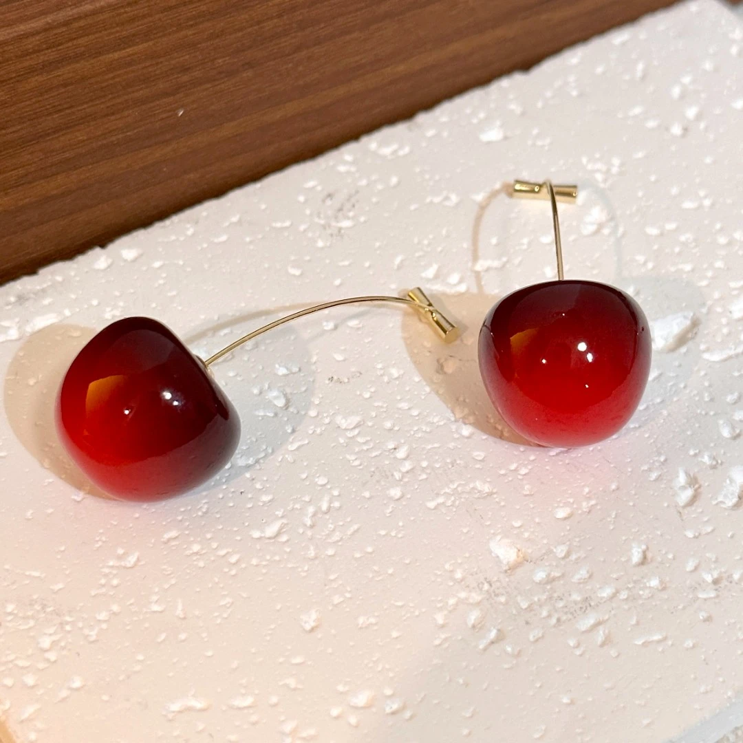 铜合金锆石耳饰 小众设计耳饰5031