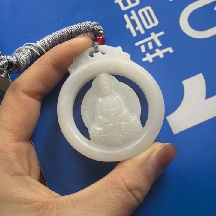 w***b和田玉未镶嵌挂件