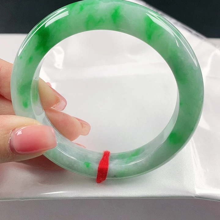 未镶嵌手镯翡翠翡翠885，有纹