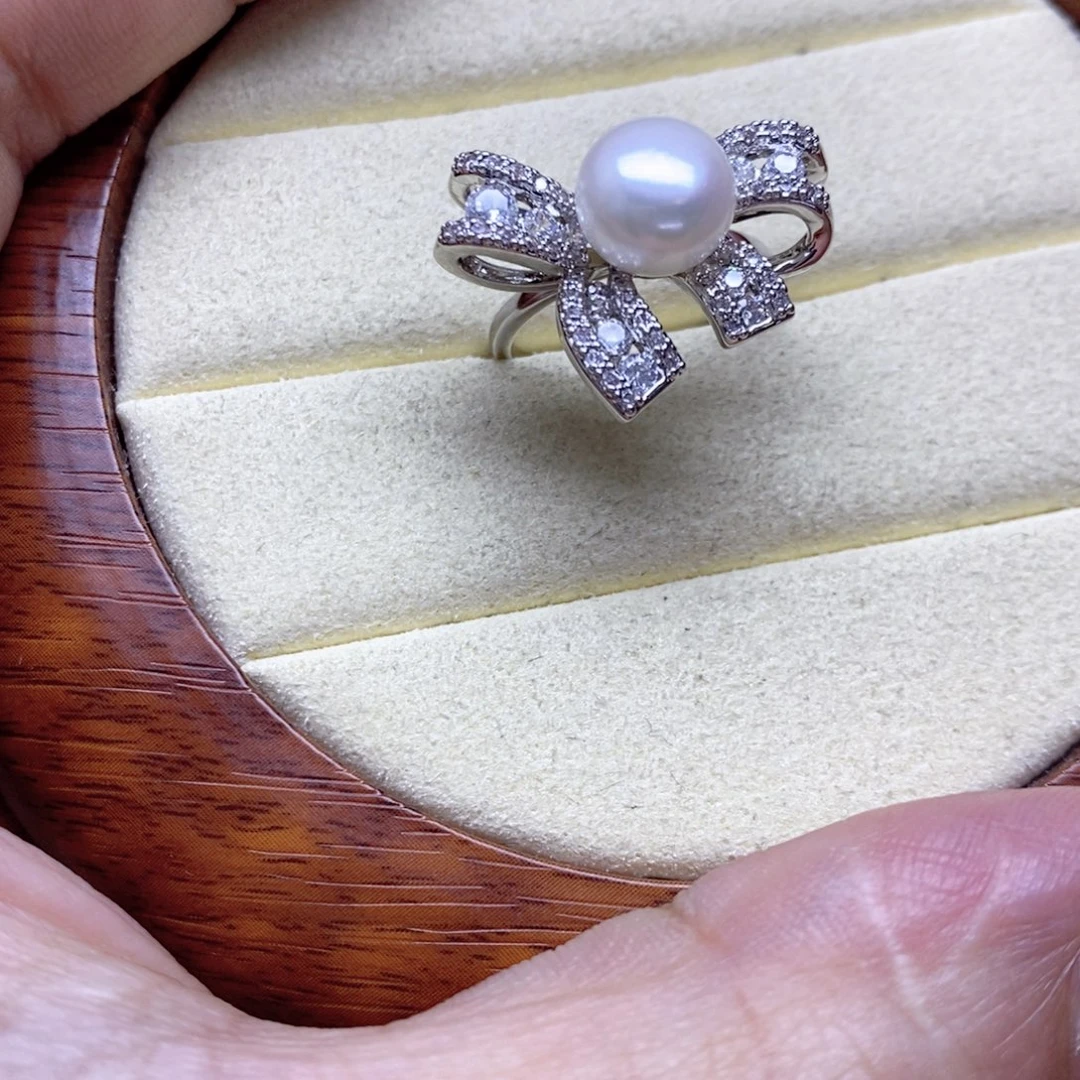 戒指未镶嵌淡水珍珠