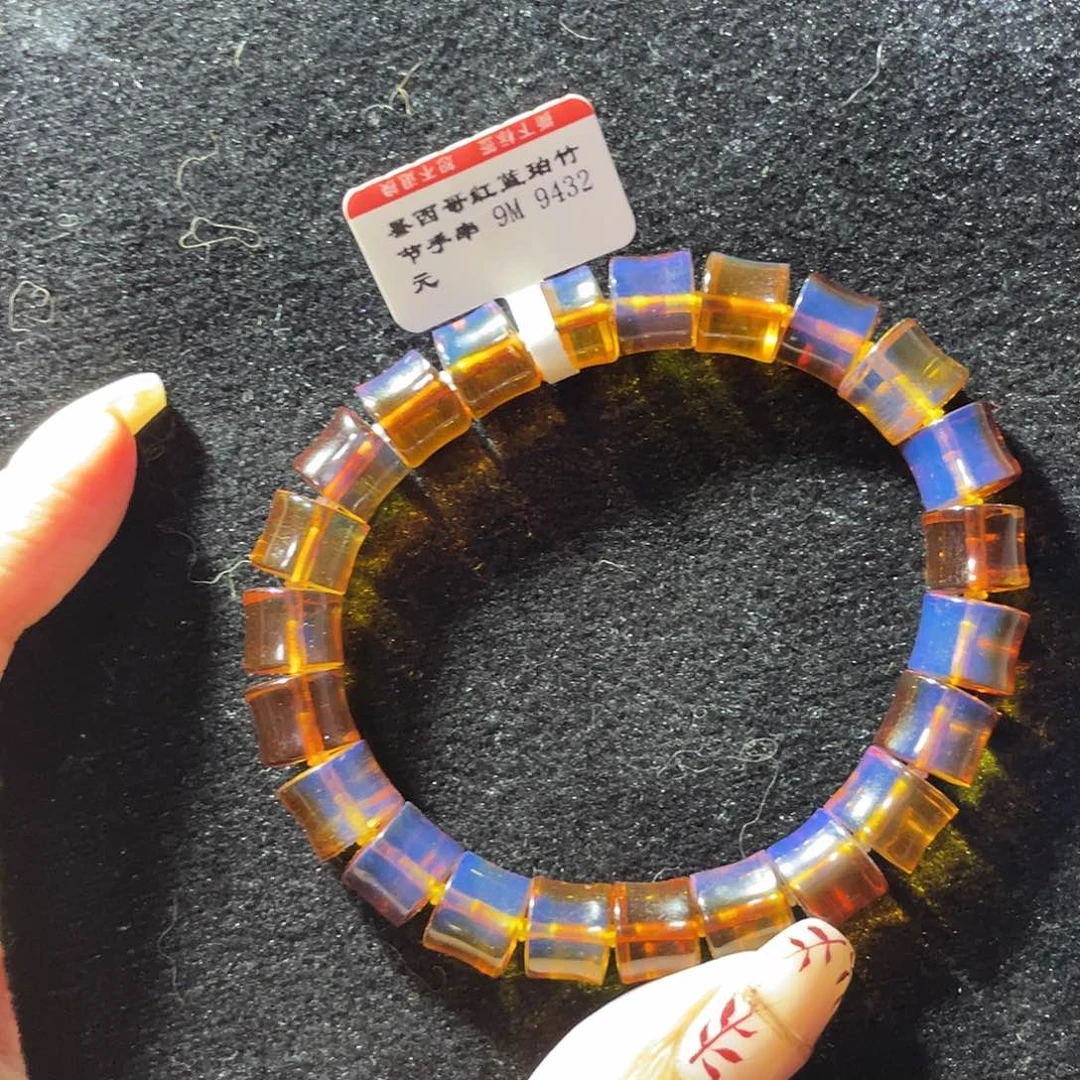 蓝珀珠宝奇石未镶嵌清*