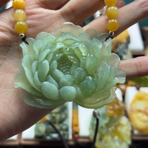 岫玉挂件未镶嵌挂件