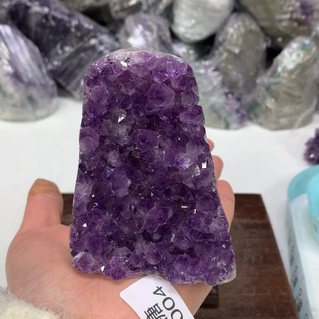 紫晶摆件未镶嵌水晶
