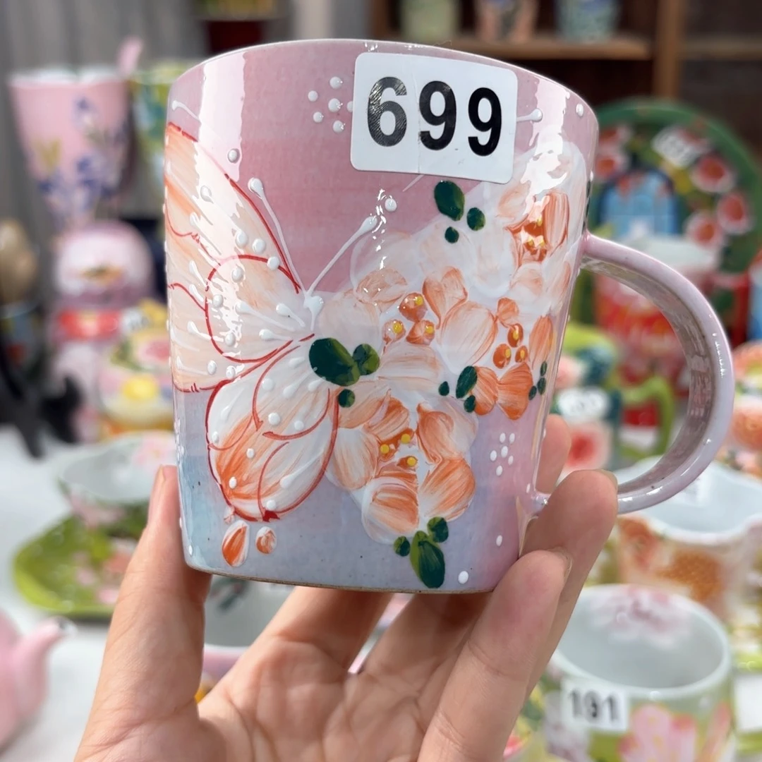 景德镇手绘高温釉下彩陶瓷茶具
