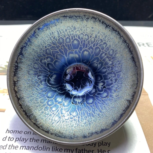 建窑建盏天目盏陶瓷主人杯茶杯纯手工品茗杯茶盏钵钵器型原矿原釉