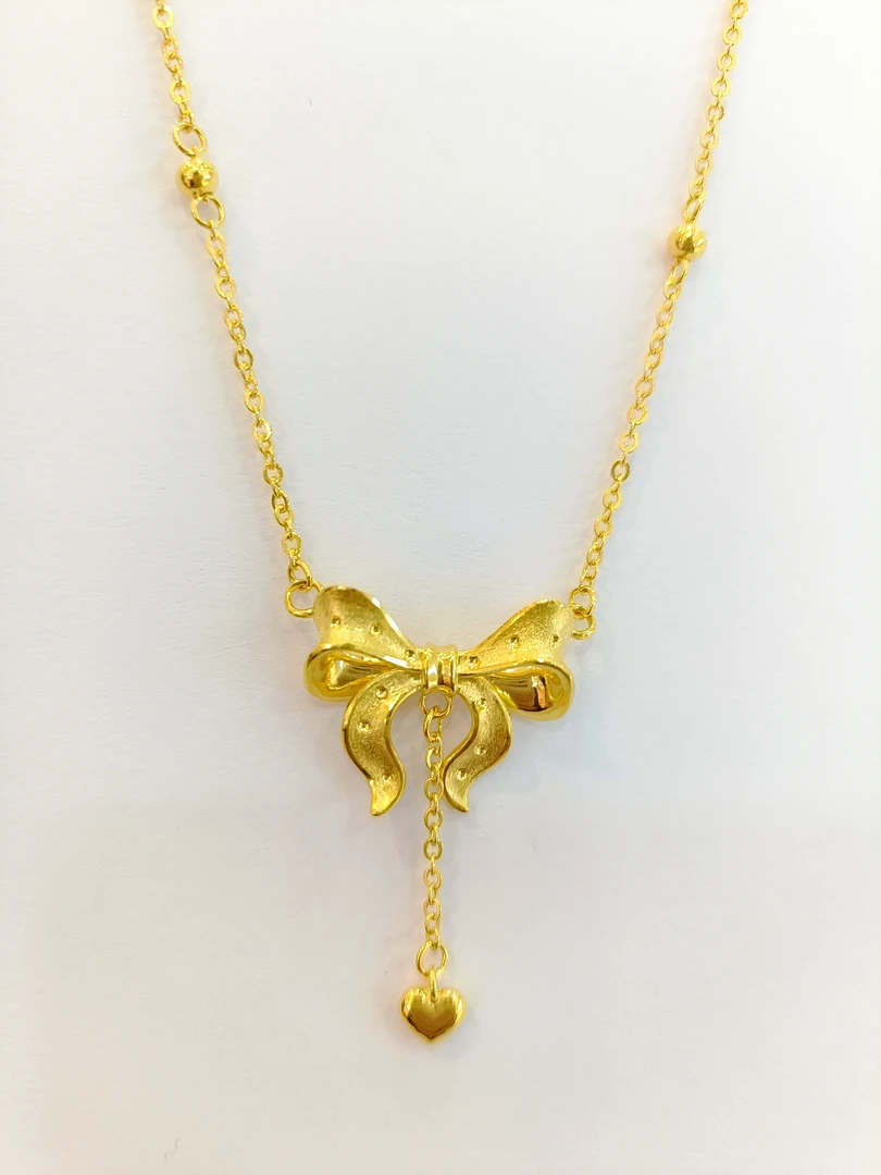 坠链均足银 足银在逃公主项链时尚百搭