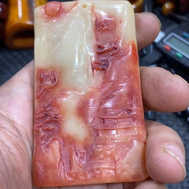 滴血莲花菩提吊坠