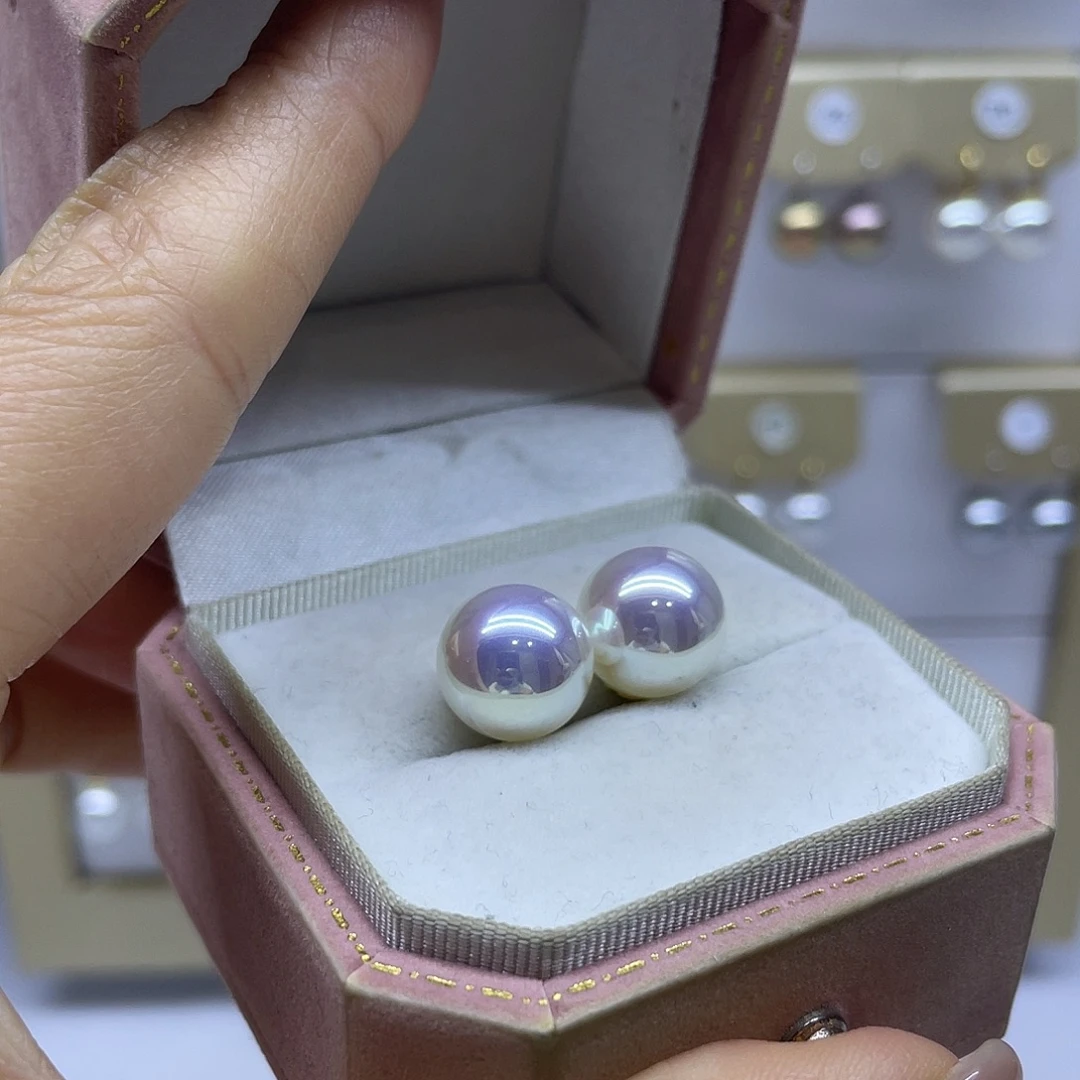 耳饰淡水珍珠银S925镶嵌