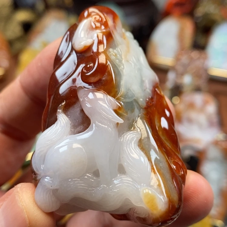 【闪购商品】颈饰未镶嵌翡翠缅甸翡翠A货吊坠