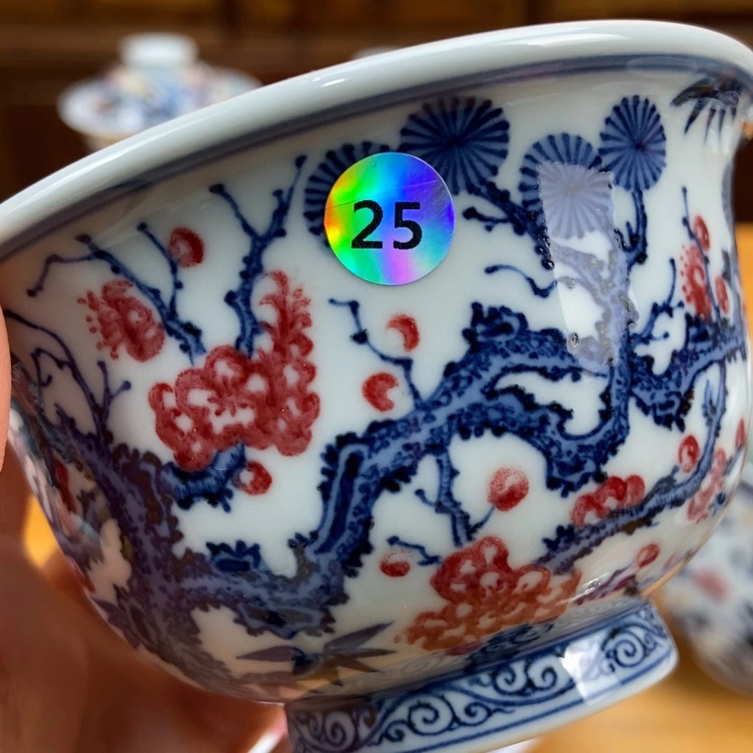 手绘现代茶具非古董用****5