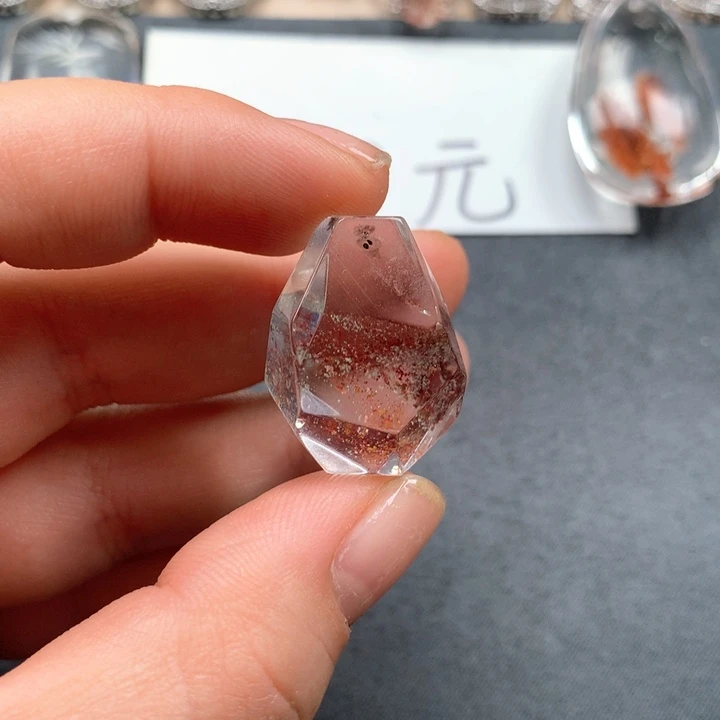 水晶颈饰未镶嵌甜*宝水晶