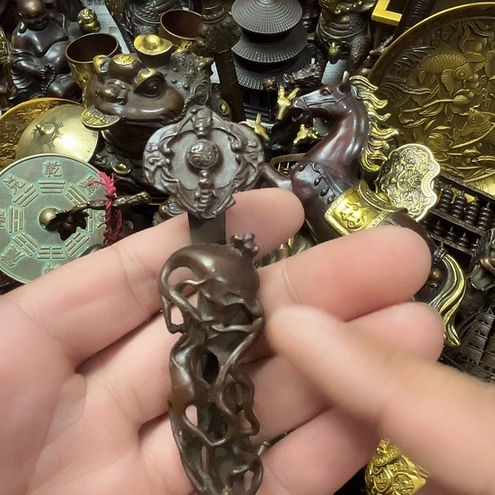 顺顺利利，铜器摆件