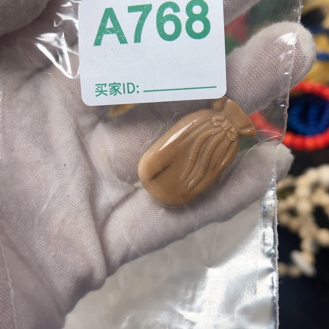 银S925天然猛犸象牙雕刻品