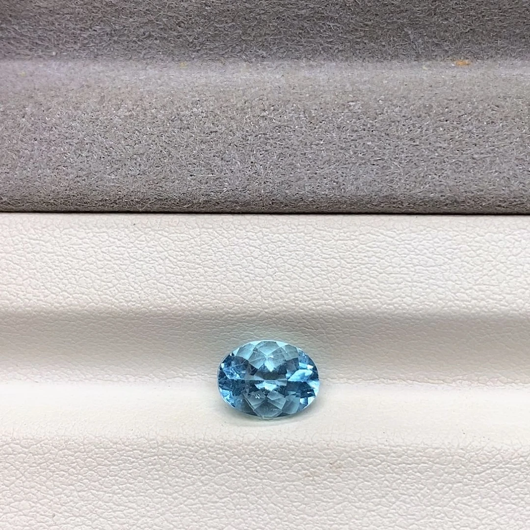 裸石海蓝宝石1.73克拉天然圣玛利亚海蓝宝