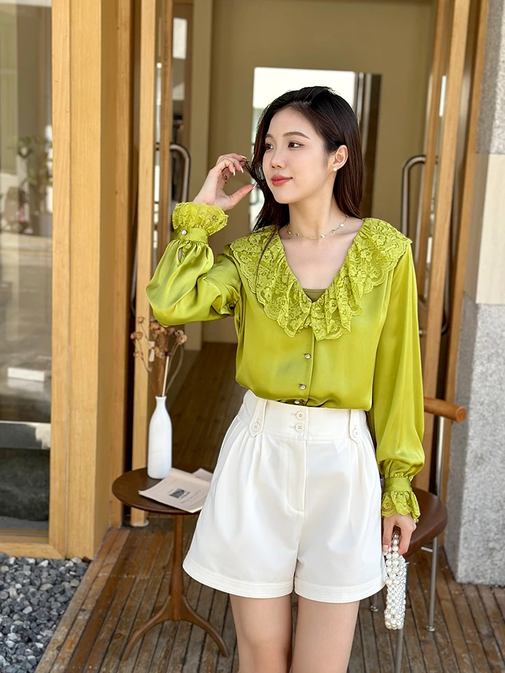 【DY】宫廷花边领小上衣-MZ53051