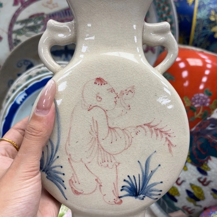 瓷片瓷器摆件 瓷器摆件