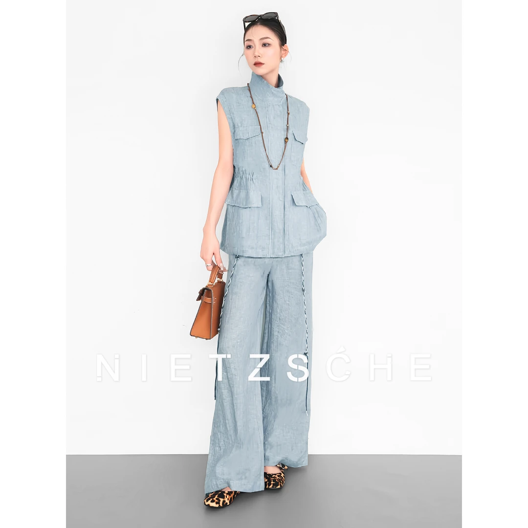 Nietzsche｜松弛夏日-裤｜牛货闭眼入！1oo%亚麻 极简老钱风50108