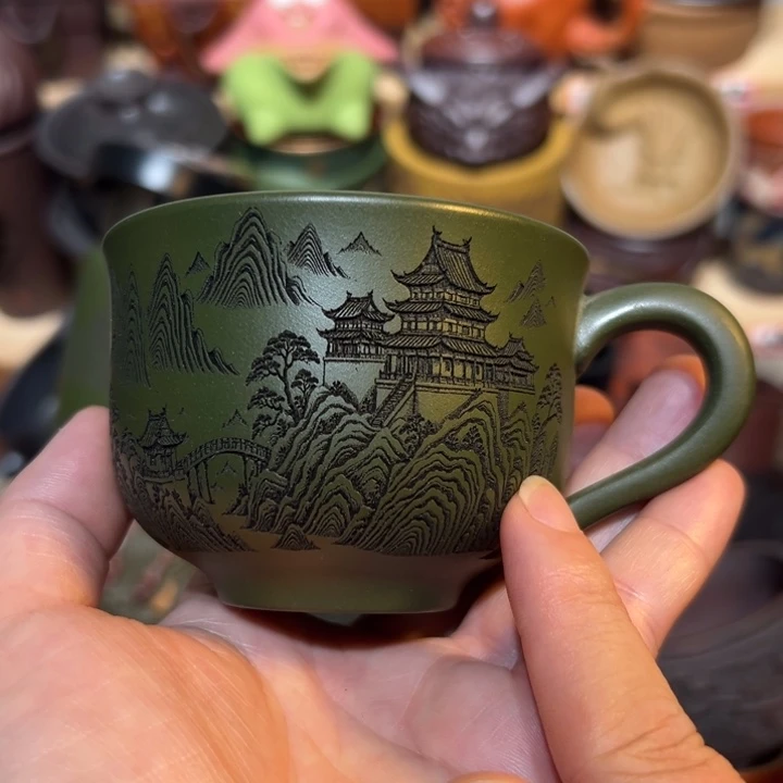 茶杯紫砂宜兴紫砂主人杯