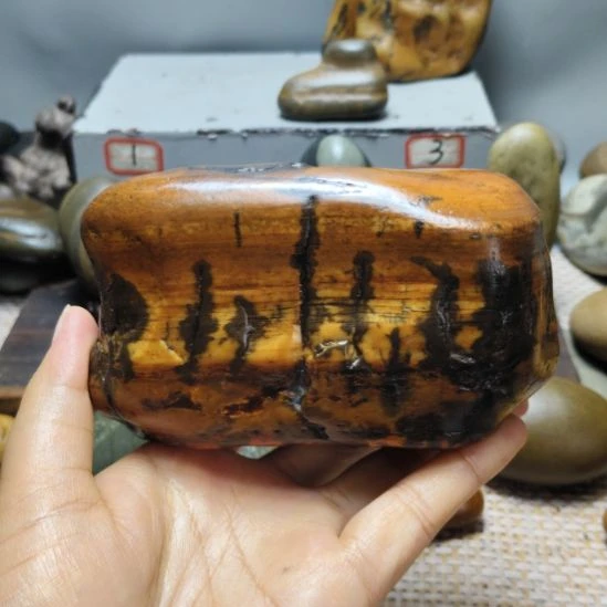 陶瓷大湾石大化石草花