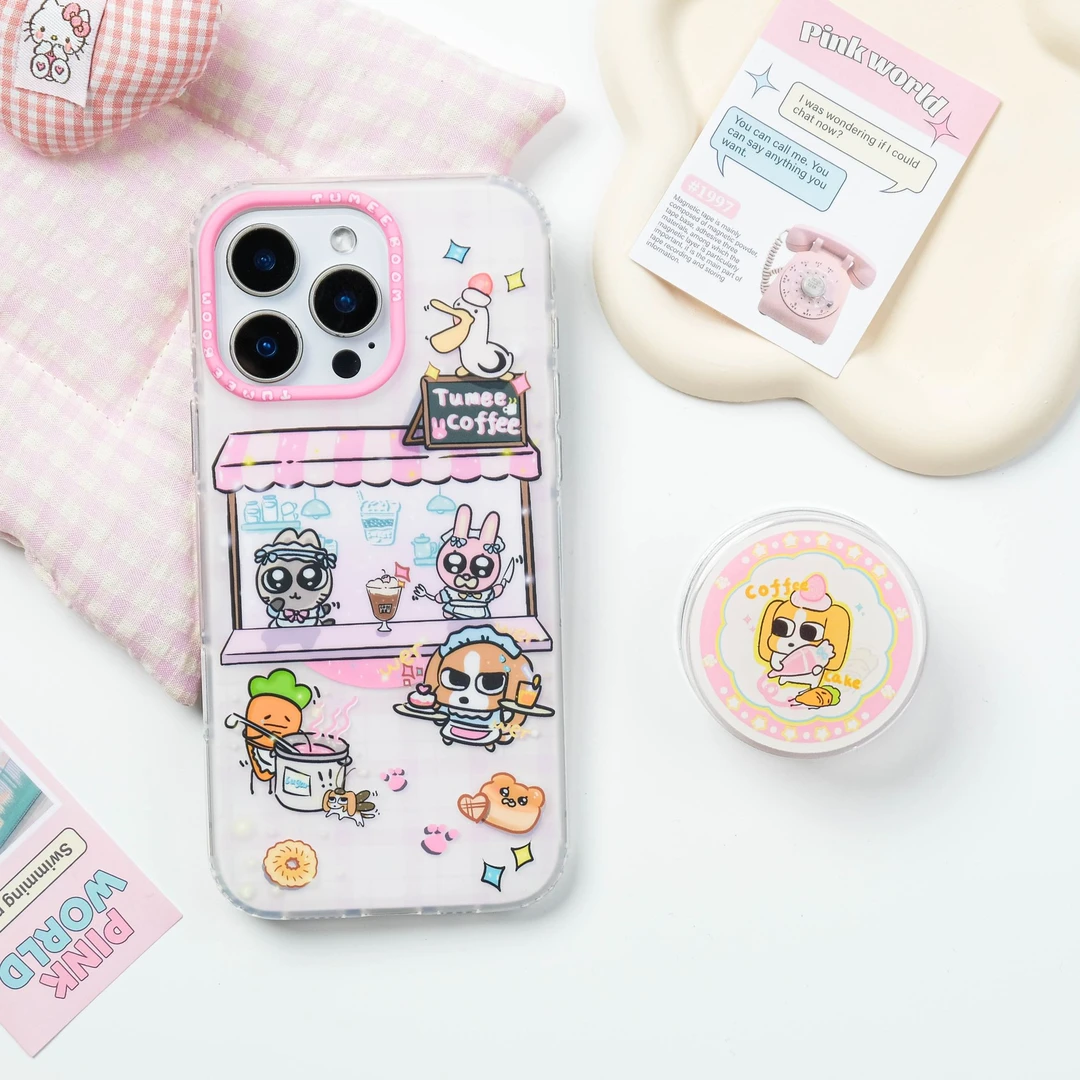 TUMEEBOOM【暹罗离谱】IMD磁吸气囊iPhone15/16/17手机壳