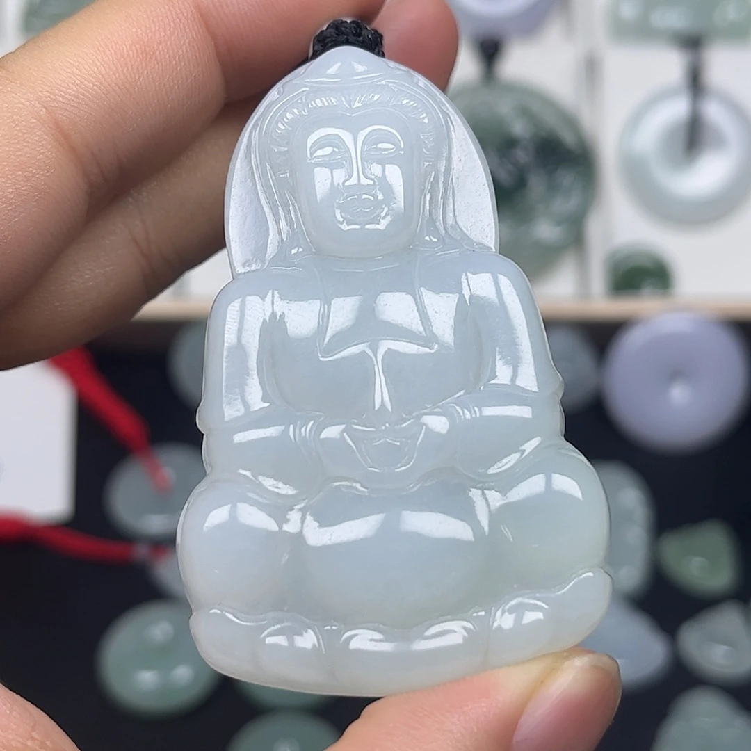 翡翠未镶嵌颈饰缅甸天然翡翠