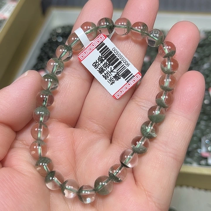 未镶嵌手串水晶绿幽灵手串