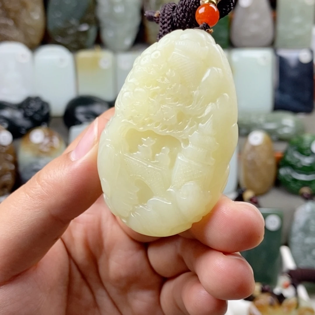 和田玉（黄玉）未镶嵌颈饰