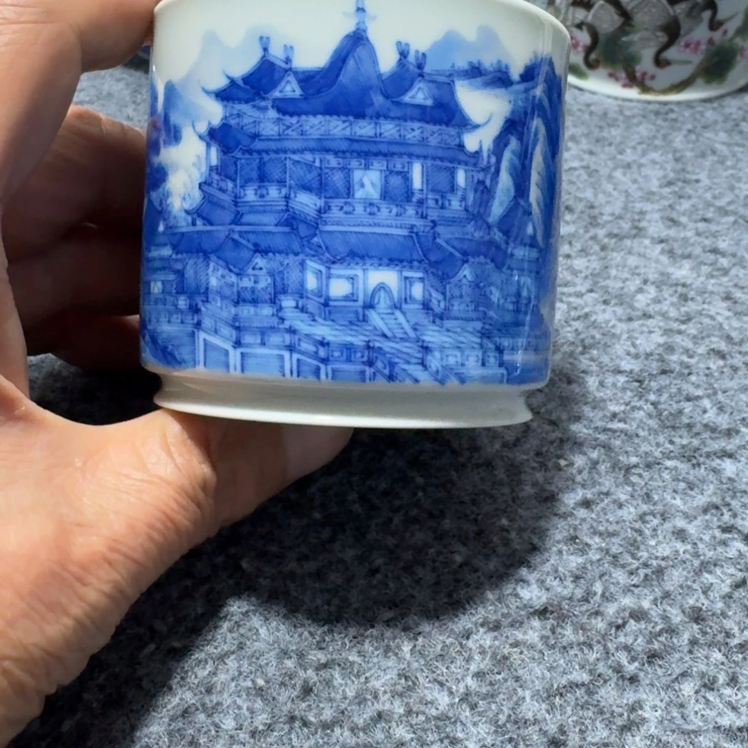 龙***舞现代景德镇陶瓷手绘茶具