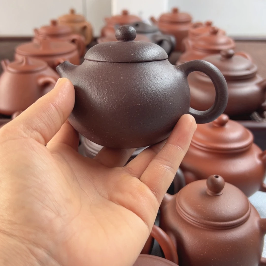 紫砂壶龙蛋壶底槽清