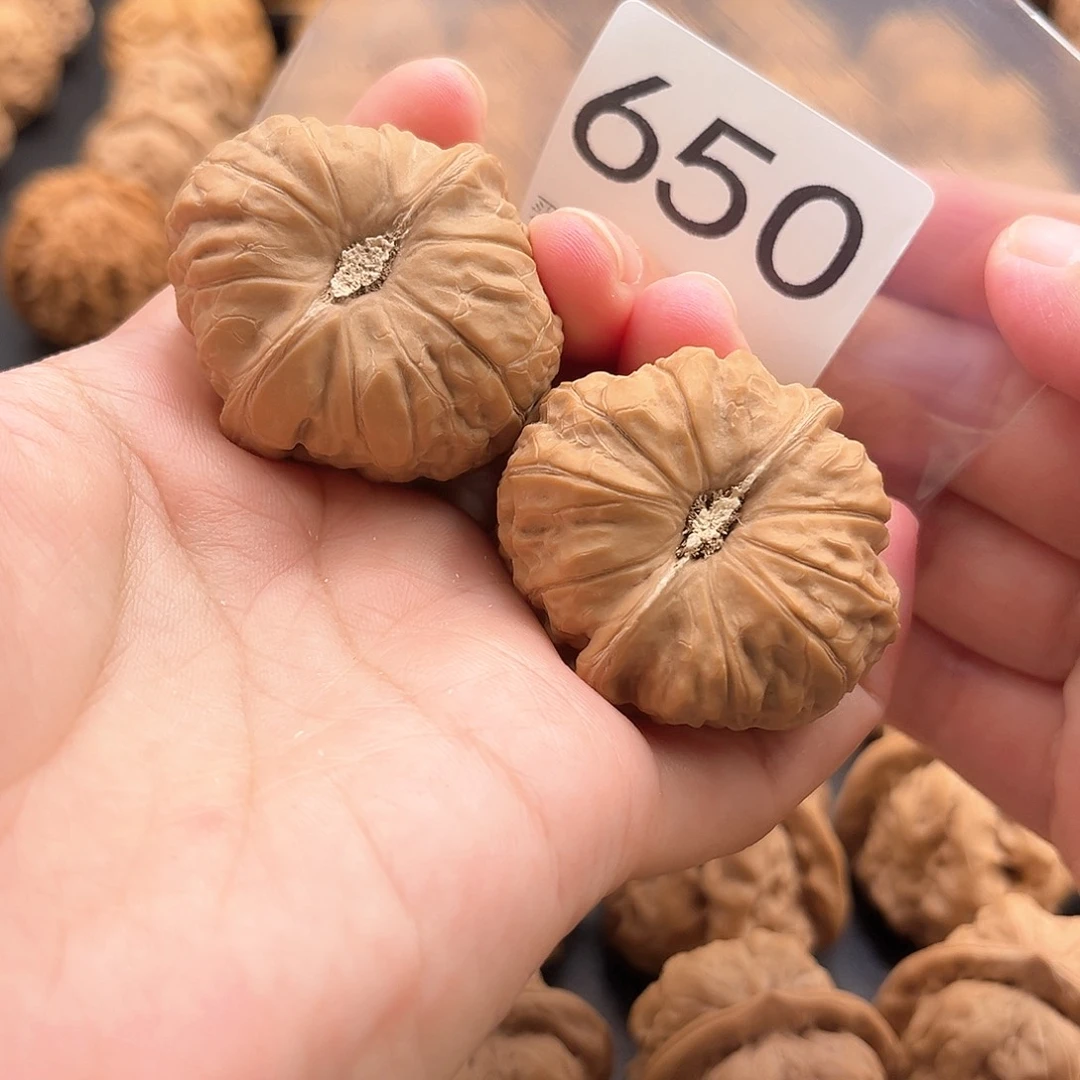 清***酒把件桃核南瓜全品39