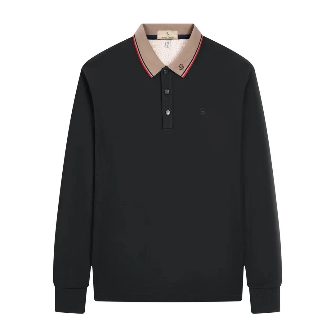 【小花专柜定制款】男士百搭休闲POLO衫-6681