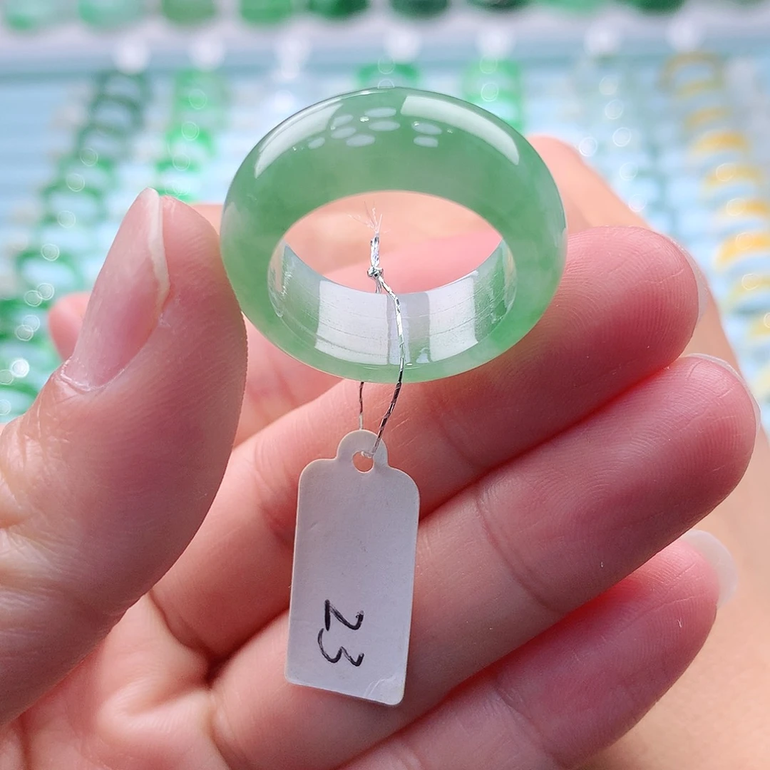 未镶嵌戒指翡翠王**rA货缅甸翡翠