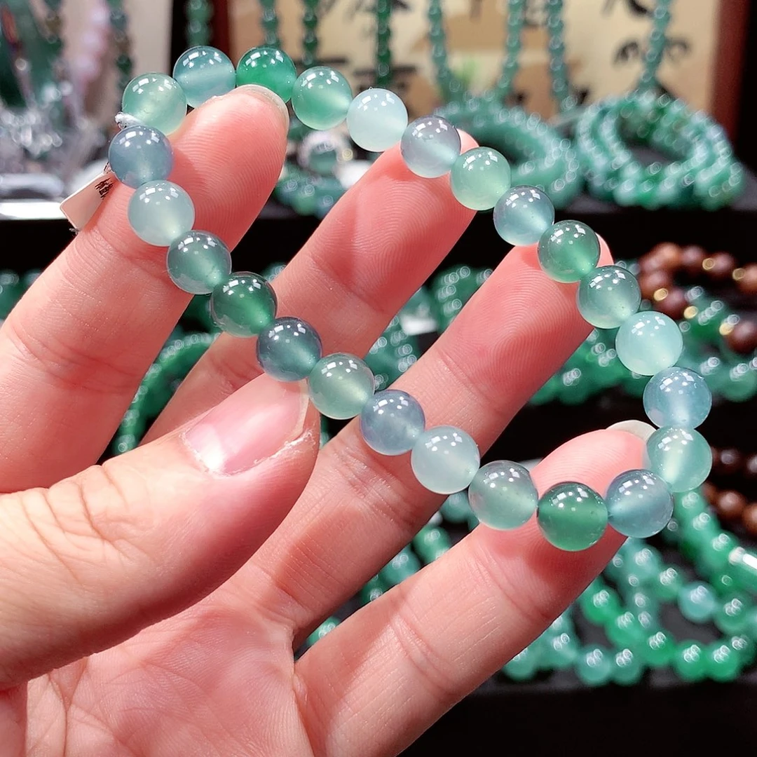 翡翠未镶嵌手链卡8