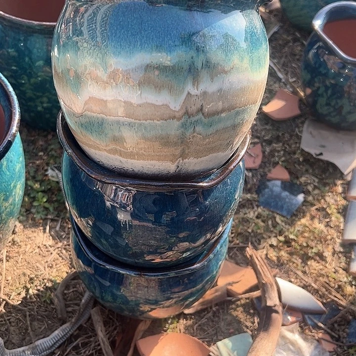 红陶口15高15瑕疵