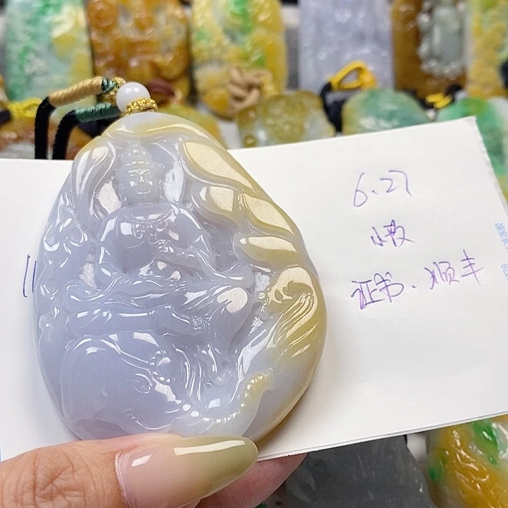 翡翠未镶嵌颈饰用****9，