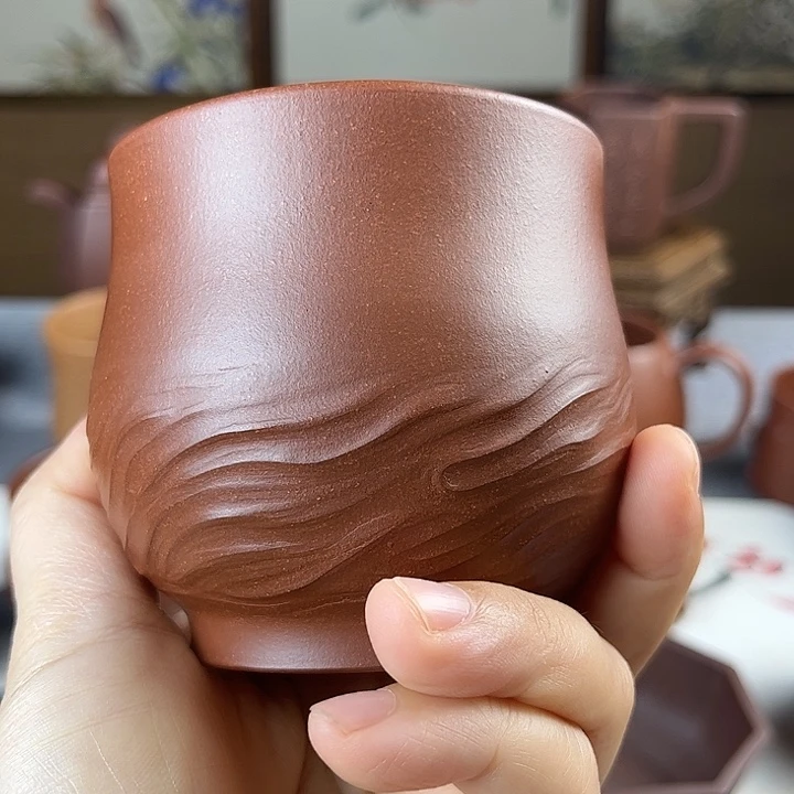 茶杯紫砂全手工主人杯容量220