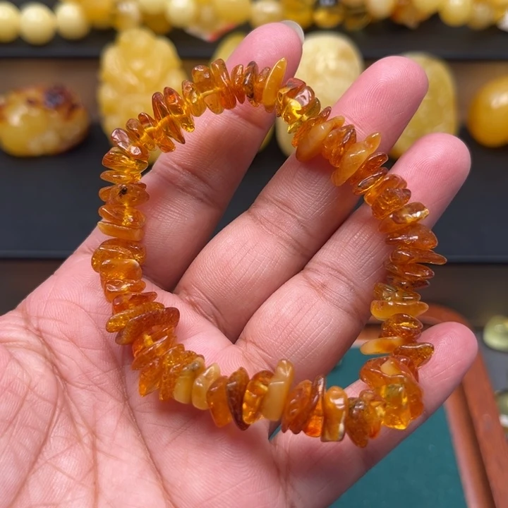 琥珀未镶嵌珠宝奇石M153号海飘