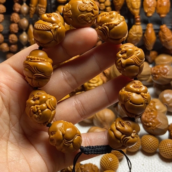 【闪购商品】橄榄核手串/手链八大弥勒2.0左右