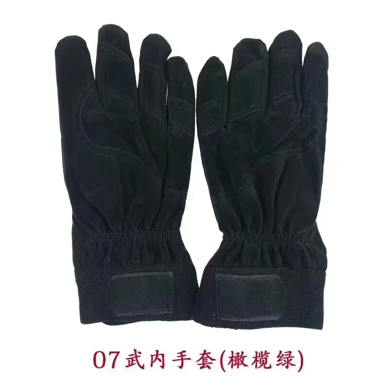 地勤手套耐磨防水保暖耐寒女款橄榄绿防风分指防寒加厚男款骑行