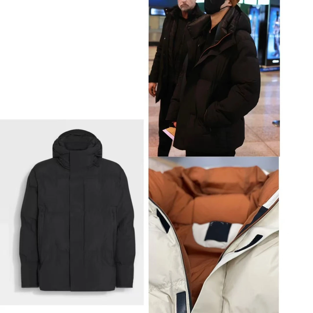 新货尼龙涂层鹅绒羽绒服男女同款羽绒外套0658