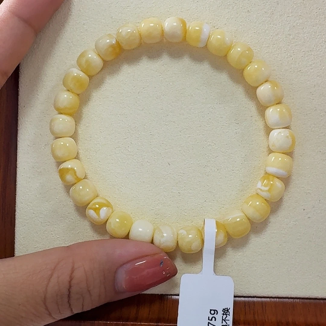 琥珀未镶嵌手链m4