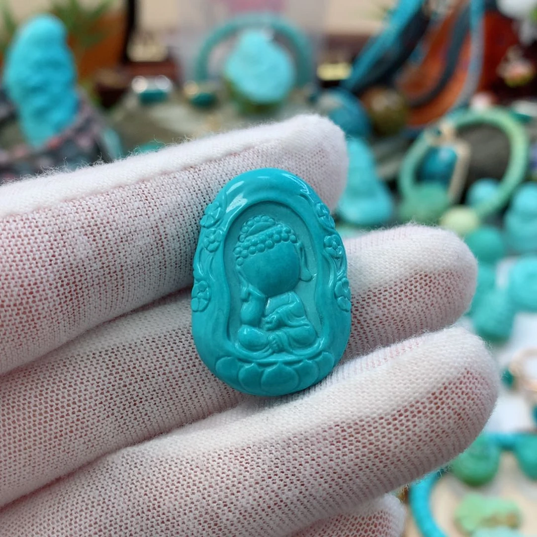 绿松石珠宝奇石未镶嵌