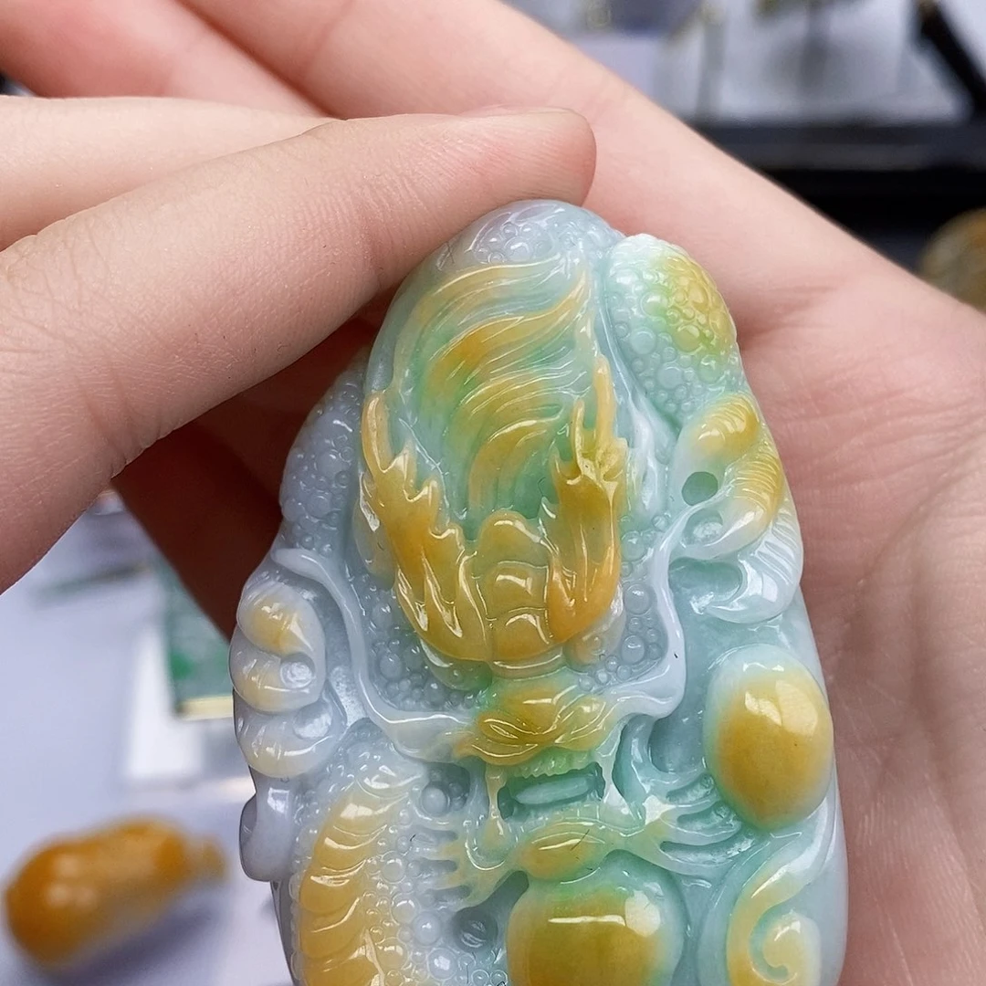 颈饰未镶嵌翡翠翡翠A货