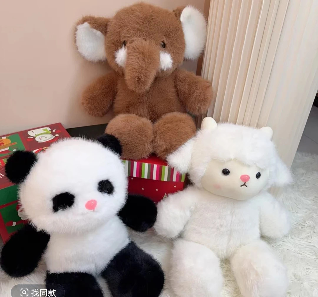 会奔跑三花猫咪小熊玩偶大象公仔毛绒玩具女生睡觉情人节礼物跑跑