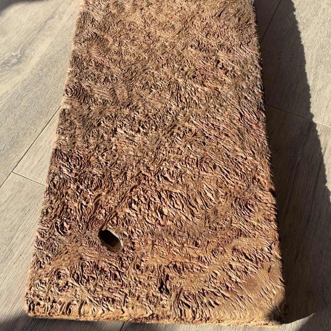 骨***和木铁栎木风化纹理干泡茶盘