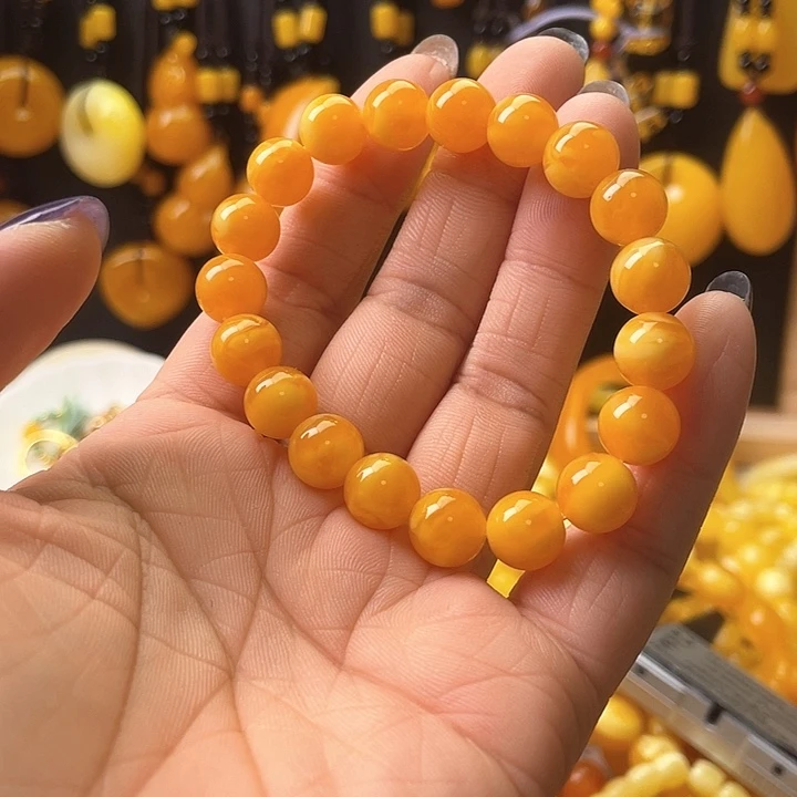 波罗的海鸡油红手串卡10