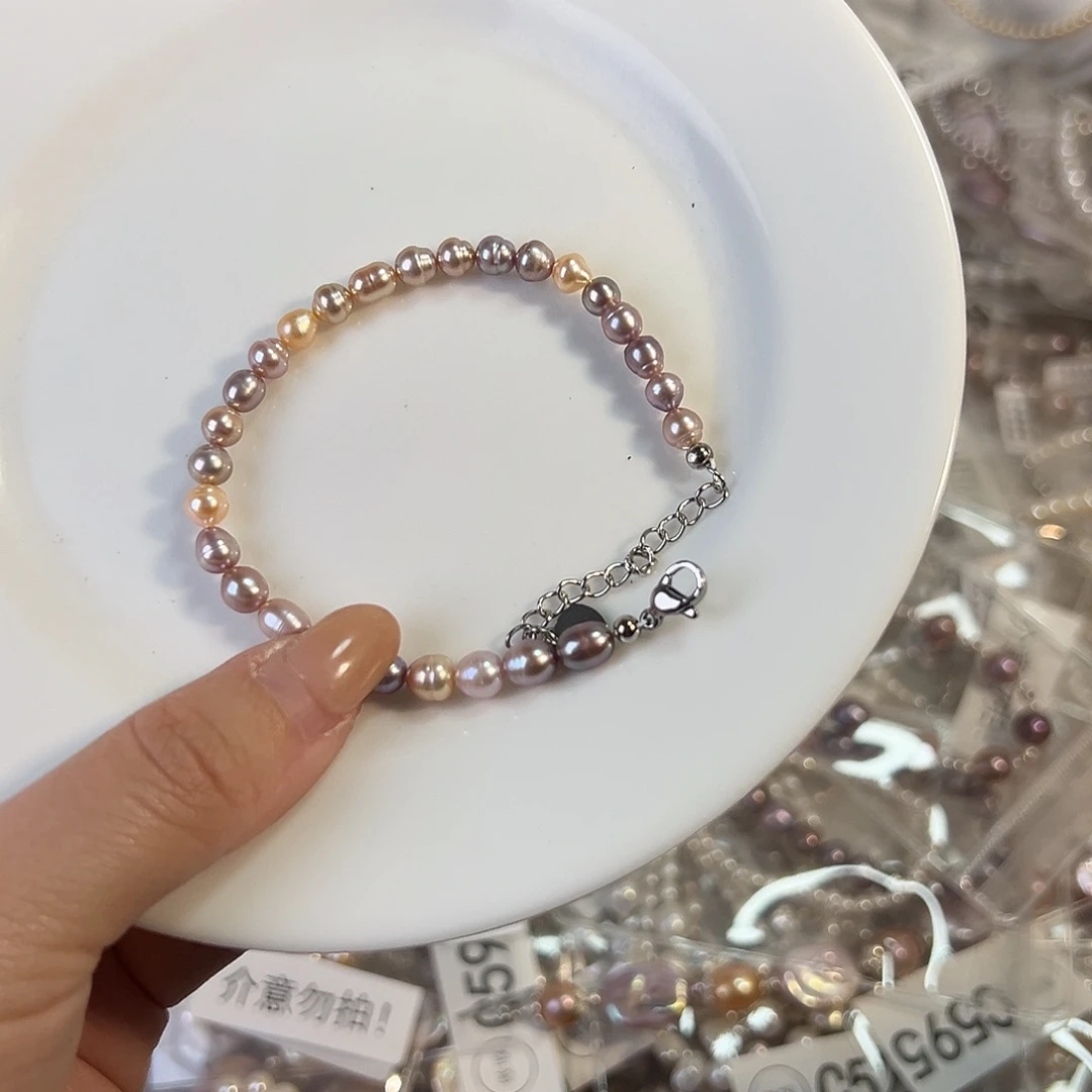 天然淡水珍珠钛钢淡水珍珠