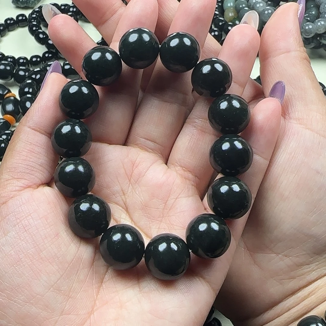 和田玉未镶嵌手链