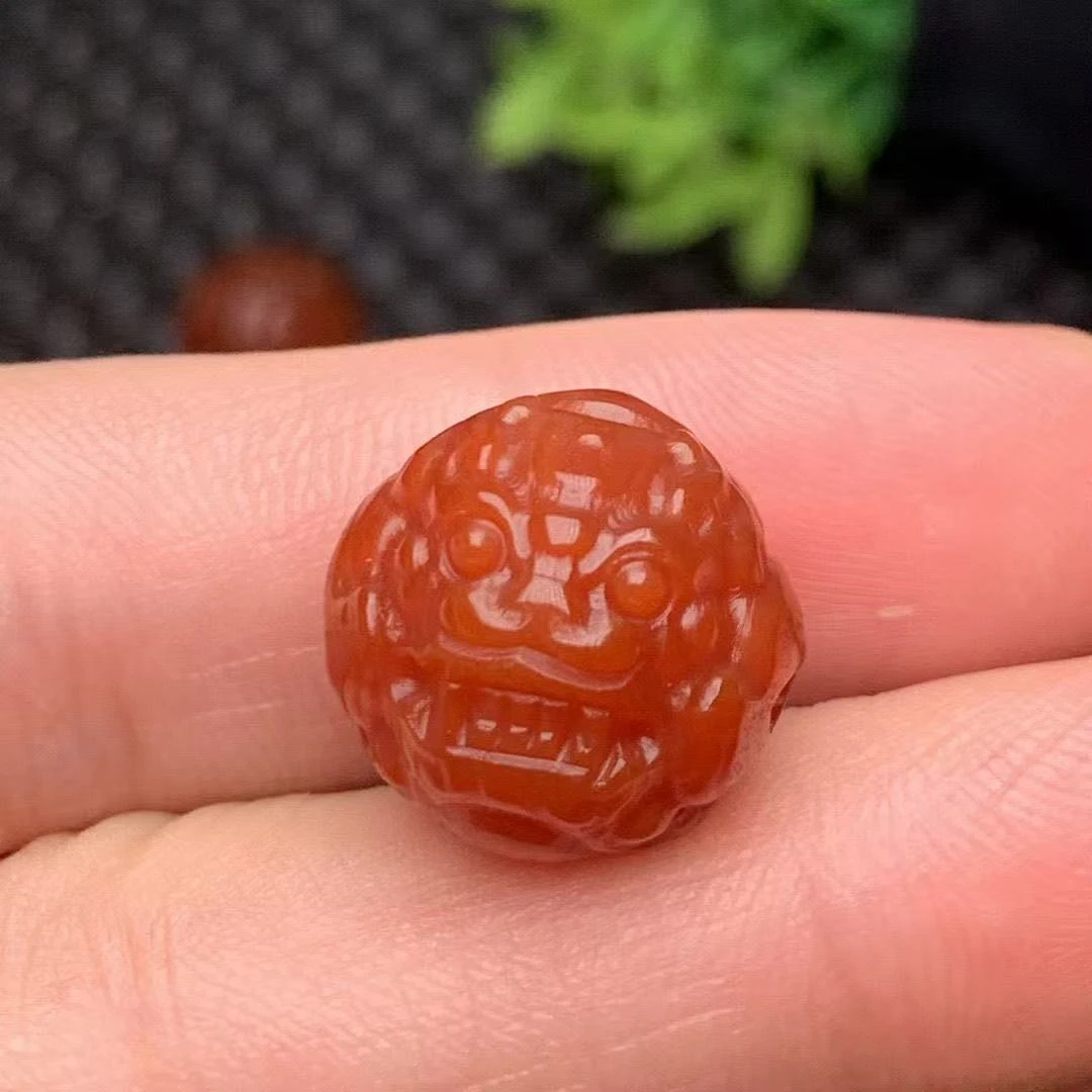 瓦西红兽珠15㎜配珠直播选购多样性DIY饰品发其一